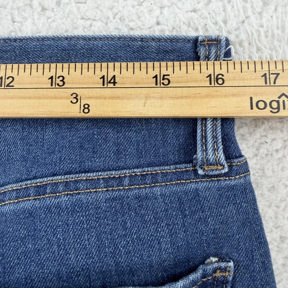 Banana Republic Travel Stretch Jeans Mens 32x34 Blue Skinny Slim Denim Pants